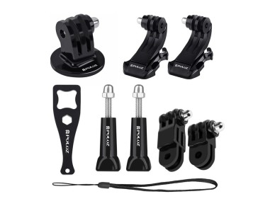 Conjunto de 20 acess�rios Puluz para c�meras esportivas (incluindo Osmo Action 5 Pro, Insta360 Ace P