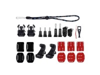 Juego de 43 accesorios Puluz para cámaras deportivas (incluyendo Osmo Action 5 Pro, Ace Pro 2) PKT47 Juego de 43 accesorios Puluz para cámaras deportivas (incluyendo Osmo Action 5 Pro, Ace Pro 2) PKT47