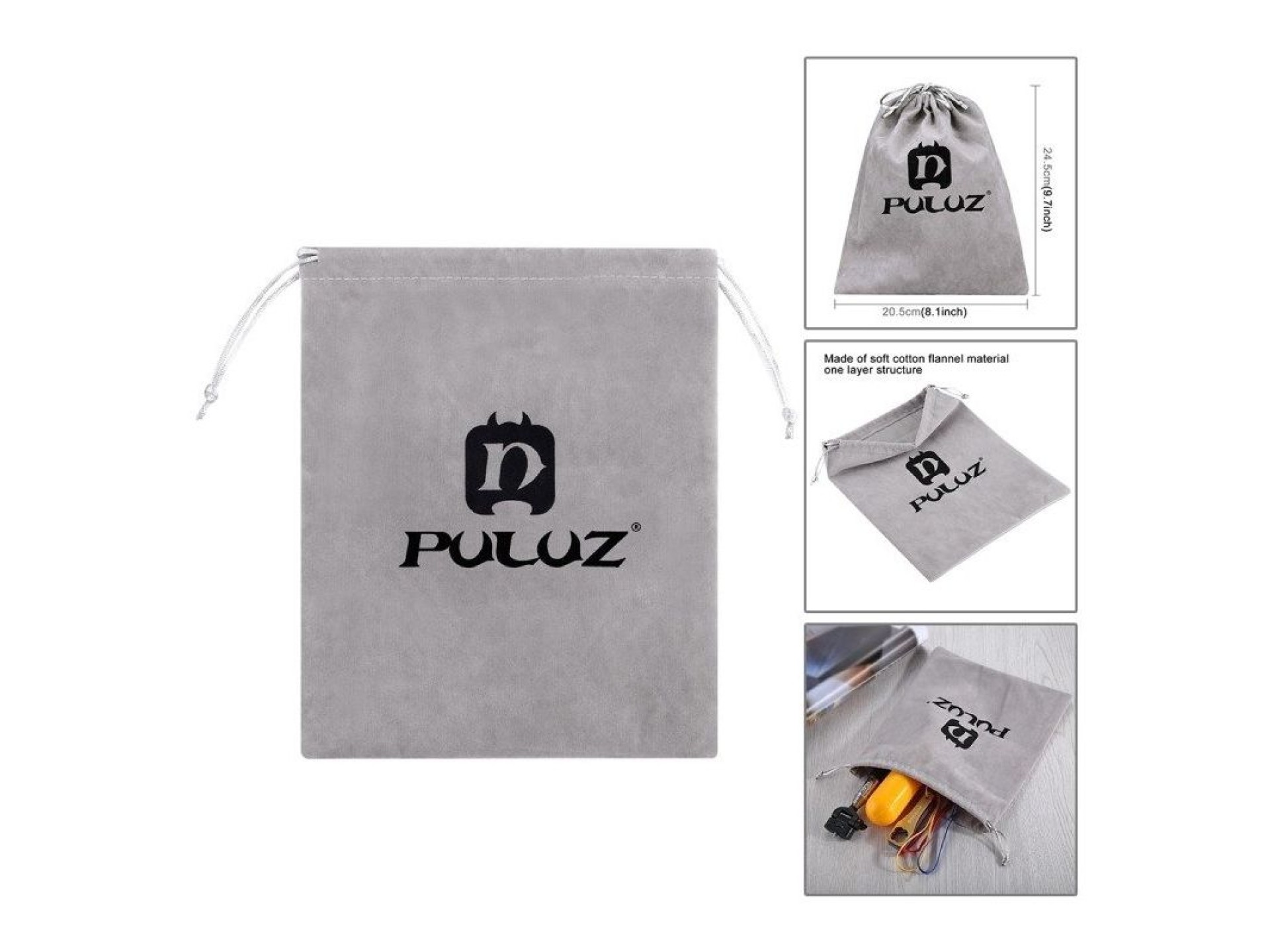 Conjunto de 43 acessórios Puluz para câmeras esportivas (incluindo Osmo Action 5 Pro, Ace Pro 2) PKT