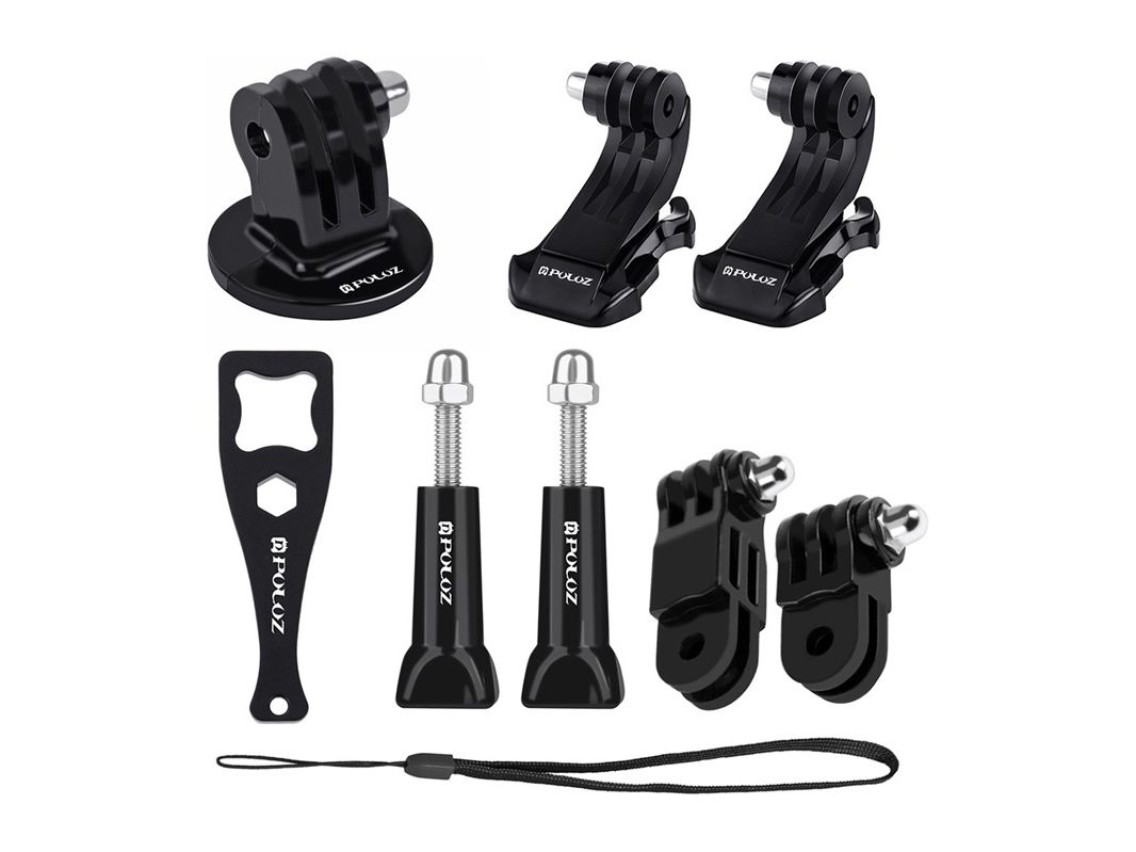 Conjunto de 20 acessórios Puluz para câmeras esportivas (incluindo Osmo Action 5 Pro, Insta360 Ace P