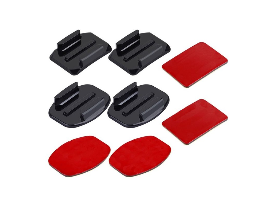 Conjunto de adesivos e suportes Puluz para câmeras spot (incluindo Insta360 X4 / X5 / DJI Osmo Actio