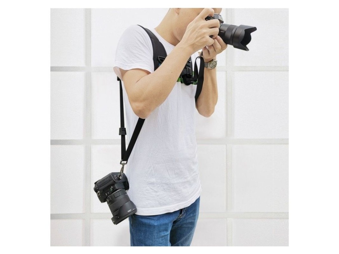 Double shoulder harness Puluz for cameras PU6002