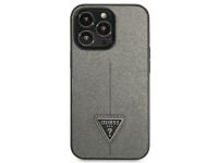 Guess GUHCP14XPSATLG iPhone 14 Pro Max 6.7 "silver / silver hardcase SaffianoTriangle Logo Guess GUHCP14XPSATLG iPhone 14 Pro Max 6.7 "silver / silver hardcase SaffianoTriangle Logo