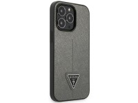 Guess GUHCP14XPSATLG iPhone 14 Pro Max 6.7 "silver / silver hardcase SaffianoTriangle Logo Guess GUHCP14XPSATLG iPhone 14 Pro Max 6.7 "silver / silver hardcase SaffianoTriangle Logo