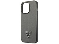 Guess GUHCP14XPSATLG iPhone 14 Pro Max 6.7 "silver / silver hardcase SaffianoTriangle Logo Guess GUHCP14XPSATLG iPhone 14 Pro Max 6.7 "silver / silver hardcase SaffianoTriangle Logo