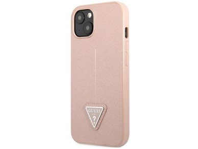 Guess GUHCP14MPSATLP iPhone 14 Plus 6,7 "pink / pink hardcase SaffianoTriangle Logo Guess GUHCP14MPSATLP iPhone 14 Plus 6,7 "pink / pink hardcase SaffianoTriangle Logo