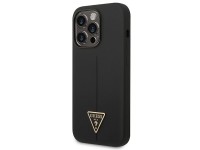 Guess GUHCP14XSLTGK iPhone 14 Pro Max 6.7" black/black hardcase Silicone Triangle