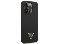 Guess GUHCP14XSLTGK iPhone 14 Pro Max 6.7" black/black hardcase Silicone Triangle