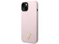 Funda triangular de silicona Guess para iPhone 14 de 6,1" - Morada Funda triangular de silicona Guess para iPhone 14 de 6,1" - Morada