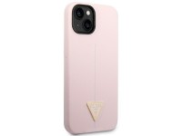Funda triangular de silicona Guess para iPhone 14 de 6,1" - Morada Funda triangular de silicona Guess para iPhone 14 de 6,1" - Morada