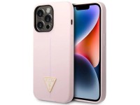 Capa Guess de silicone triangular para iPhone 14 Pro de 6,1" - Roxa Capa Guess de silicone triangular para iPhone 14 Pro de 6,1" - Roxa