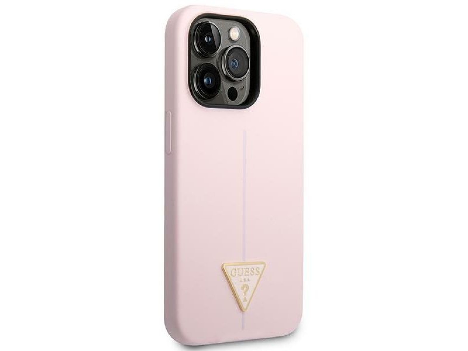 Capa Guess de silicone triangular para iPhone 14 Pro de 6,1