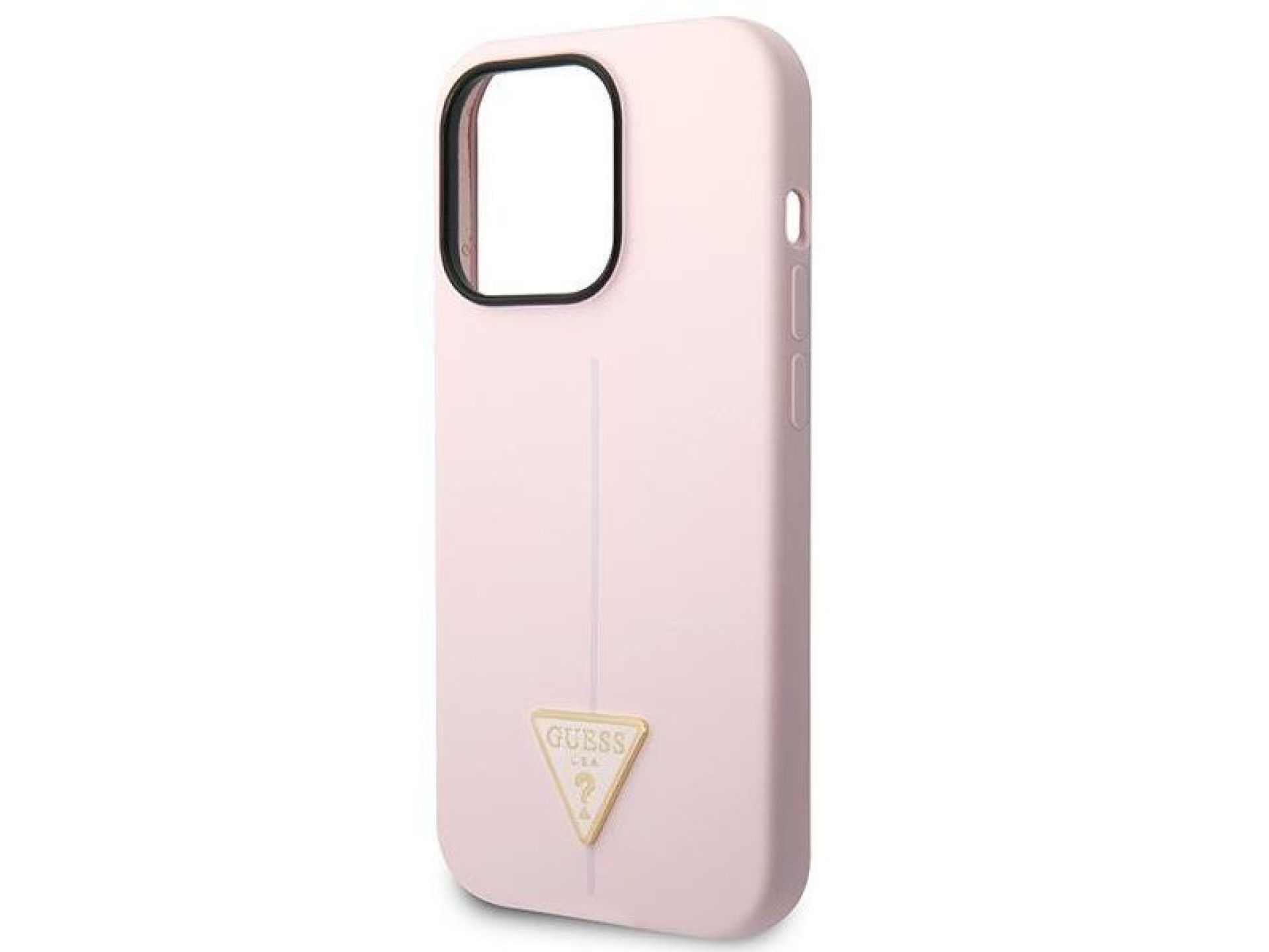 Capa Guess de silicone triangular para iPhone 14 Pro de 6,1