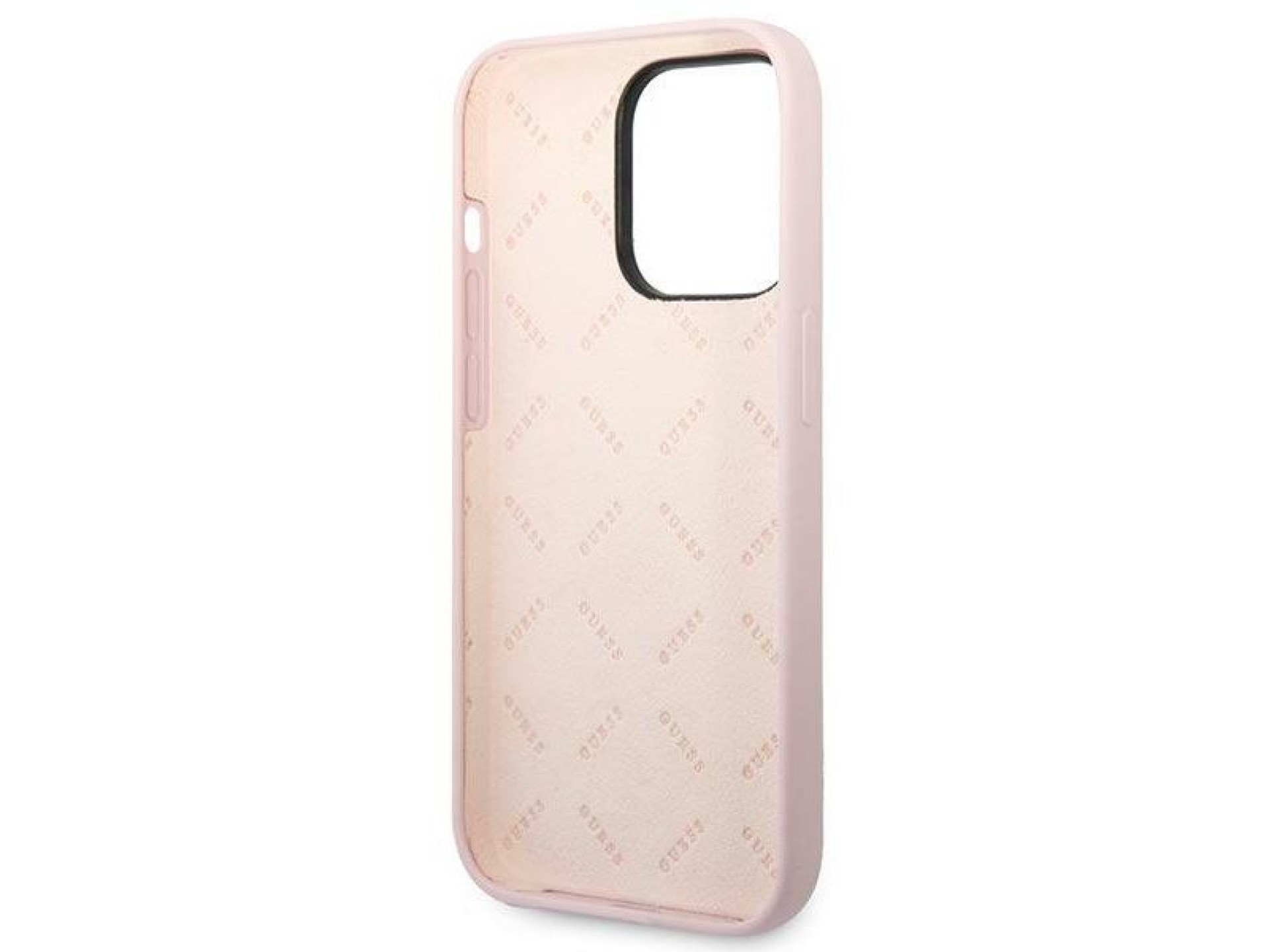 Capa Guess de silicone triangular para iPhone 14 Pro de 6,1