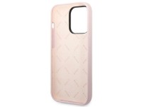 Capa Guess de silicone triangular para iPhone 14 Pro de 6,1" - Roxa Capa Guess de silicone triangular para iPhone 14 Pro de 6,1" - Roxa