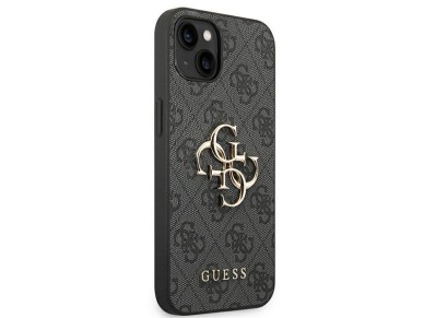 Guess 4G Big Metal Logo iPhone 14 Case - Gray Guess 4G Big Metal Logo iPhone 14 Case - Gray