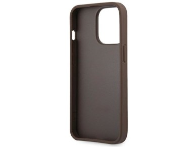 Guess 4G Big Metal Logo Case for iPhone 14 Pro - Brown Guess 4G Big Metal Logo Case for iPhone 14 Pro - Brown