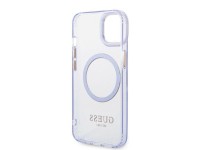 Funda rígida Guess GUHMP14SHTCMU para iPhone 14 de 6,1" color morado/morado con contorno dorado y Ma Funda rígida Guess GUHMP14SHTCMU para iPhone 14 de 6,1" color morado/morado con contorno dorado y Ma