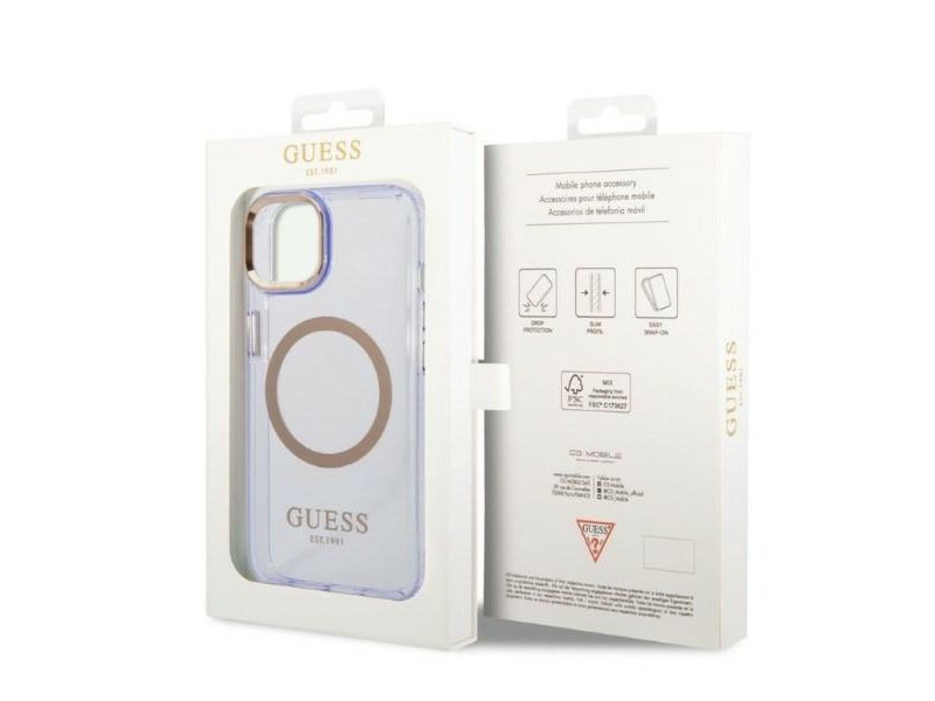 Funda rígida Guess GUHMP14SHTCMU para iPhone 14 de 6,1