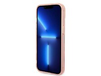 Funda rígida Guess GUHMP14MHTCMP para iPhone 14 Plus de 6,7" rosa/rosa con contorno dorado y MagSafe Funda rígida Guess GUHMP14MHTCMP para iPhone 14 Plus de 6,7" rosa/rosa con contorno dorado y MagSafe