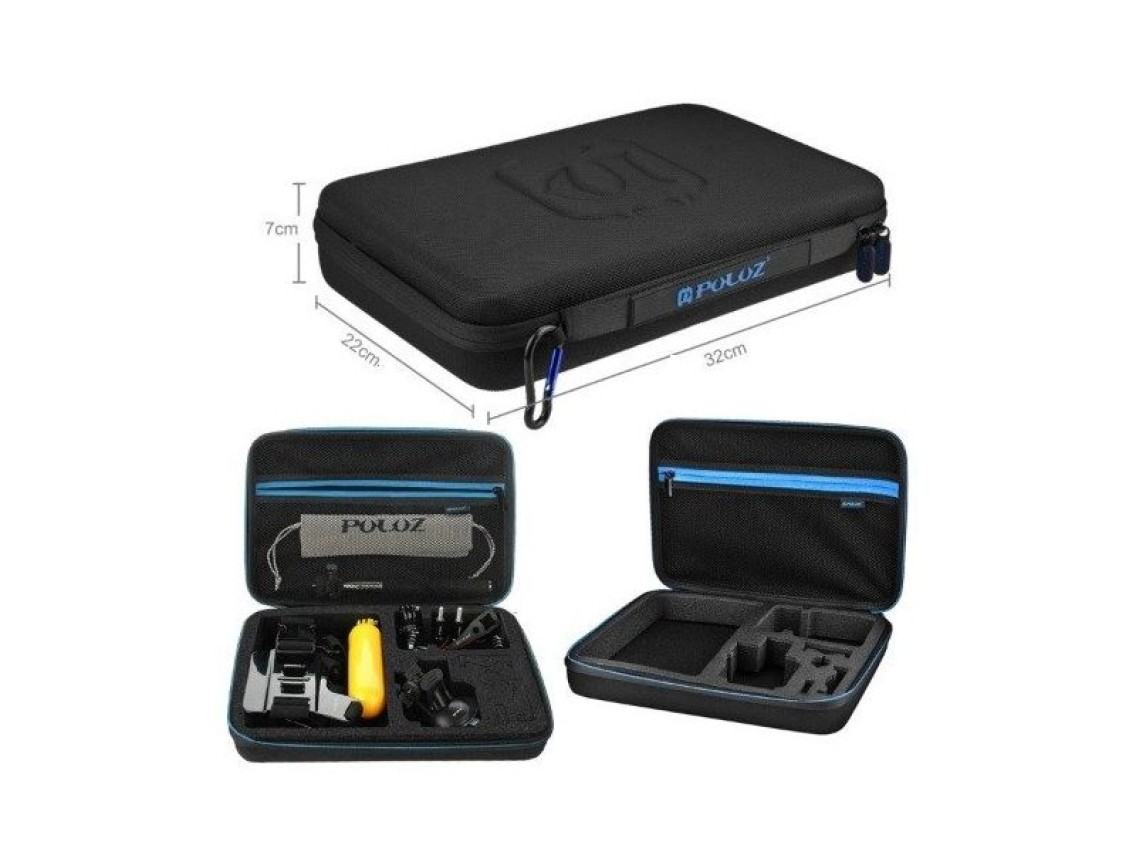 Puluz set of 20 accessories for sports cameras (including Osmo Action 5 Pro) PKT11