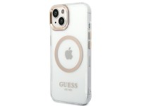 Guess GUHMP14SHTRMD iPhone 14 6.1 "gold / gold hard case Metal Outline Magsafe Guess GUHMP14SHTRMD iPhone 14 6.1 "gold / gold hard case Metal Outline Magsafe