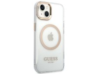 Guess GUHMP14SHTRMD iPhone 14 6.1 "gold / gold hard case Metal Outline Magsafe Guess GUHMP14SHTRMD iPhone 14 6.1 "gold / gold hard case Metal Outline Magsafe