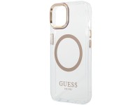 Guess GUHMP14SHTRMD iPhone 14 6.1 "gold / gold hard case Metal Outline Magsafe Guess GUHMP14SHTRMD iPhone 14 6.1 "gold / gold hard case Metal Outline Magsafe