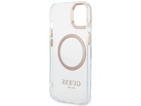 Guess GUHMP14SHTRMD iPhone 14 6.1 "gold / gold hard case Metal Outline Magsafe Guess GUHMP14SHTRMD iPhone 14 6.1 "gold / gold hard case Metal Outline Magsafe