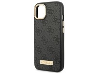 Guess GUHMP14MU4GPRK iPhone 14 Plus 6.7 "black / black hard case 4G Logo Plate MagSafe Guess GUHMP14MU4GPRK iPhone 14 Plus 6.7 "black / black hard case 4G Logo Plate MagSafe