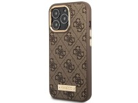 Guess GUHMP14LU4GPRW iPhone 14 Pro 6.1 "brown / brown hard case 4G Logo Plate MagSafe Guess GUHMP14LU4GPRW iPhone 14 Pro 6.1 "brown / brown hard case 4G Logo Plate MagSafe