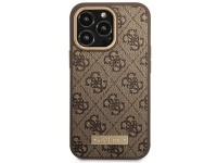 Guess GUHMP14LU4GPRW iPhone 14 Pro 6.1 "brown / brown hard case 4G Logo Plate MagSafe Guess GUHMP14LU4GPRW iPhone 14 Pro 6.1 "brown / brown hard case 4G Logo Plate MagSafe