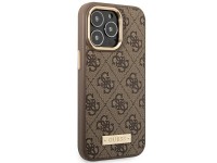 Guess GUHMP14LU4GPRW iPhone 14 Pro 6.1 "brown / brown hard case 4G Logo Plate MagSafe Guess GUHMP14LU4GPRW iPhone 14 Pro 6.1 "brown / brown hard case 4G Logo Plate MagSafe