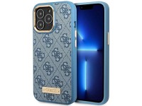 Capa rígida Guess GUHMP14LU4GPRB para iPhone 14 Pro 6.1" azul/azul com placa de logotipo 4G e MagSaf Capa rígida Guess GUHMP14LU4GPRB para iPhone 14 Pro 6.1" azul/azul com placa de logotipo 4G e MagSaf