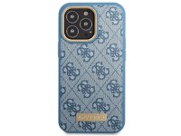 Capa rígida Guess GUHMP14LU4GPRB para iPhone 14 Pro 6.1" azul/azul com placa de logotipo 4G e MagSaf Capa rígida Guess GUHMP14LU4GPRB para iPhone 14 Pro 6.1" azul/azul com placa de logotipo 4G e MagSaf