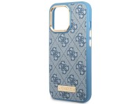 Capa rígida Guess GUHMP14LU4GPRB para iPhone 14 Pro 6.1" azul/azul com placa de logotipo 4G e MagSaf Capa rígida Guess GUHMP14LU4GPRB para iPhone 14 Pro 6.1" azul/azul com placa de logotipo 4G e MagSaf