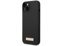 Capa rígida preta/preta Guess GUHMP14MSBPLK para iPhone 14 Plus de 6,7 polegadas com placa de silico Capa rígida preta/preta Guess GUHMP14MSBPLK para iPhone 14 Plus de 6,7 polegadas com placa de silico