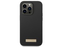 Guess GUHMP14XSBPLK iPhone 14 Pro Max 6.7" black/black hard case Silicone Logo Plate MagSafe Guess GUHMP14XSBPLK iPhone 14 Pro Max 6.7" black/black hard case Silicone Logo Plate MagSafe
