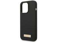 Guess GUHMP14XSBPLK iPhone 14 Pro Max 6.7" black/black hard case Silicone Logo Plate MagSafe Guess GUHMP14XSBPLK iPhone 14 Pro Max 6.7" black/black hard case Silicone Logo Plate MagSafe
