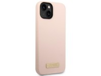 Guess GUHMP14MSBPLP iPhone 14 Plus 6.7 "pink / pink hard case Silicone Logo Plate MagSafe Guess GUHMP14MSBPLP iPhone 14 Plus 6.7 "pink / pink hard case Silicone Logo Plate MagSafe