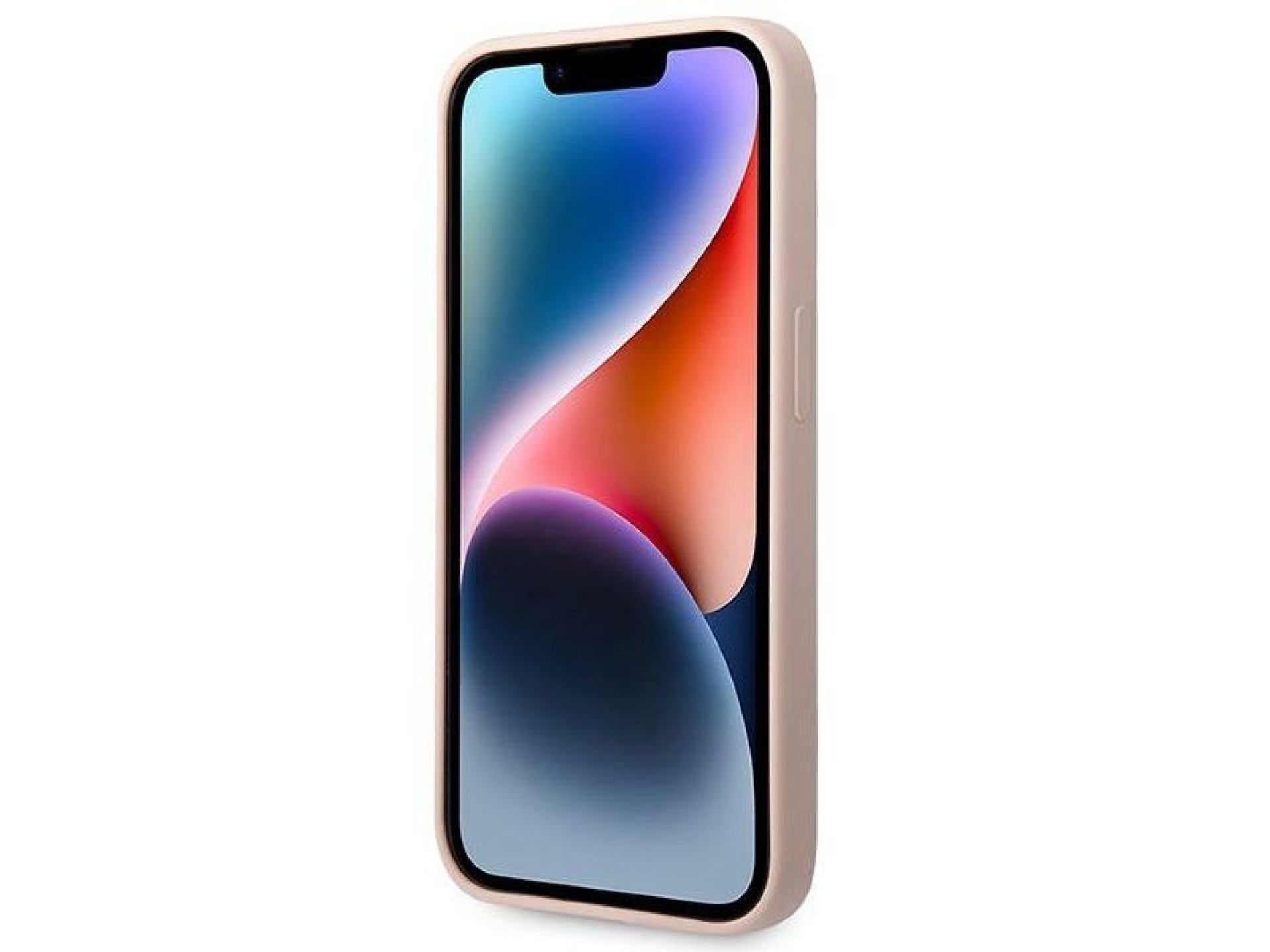 Capa rígida de silicone com logo e MagSafe para iPhone 14 Pro Max 6.7