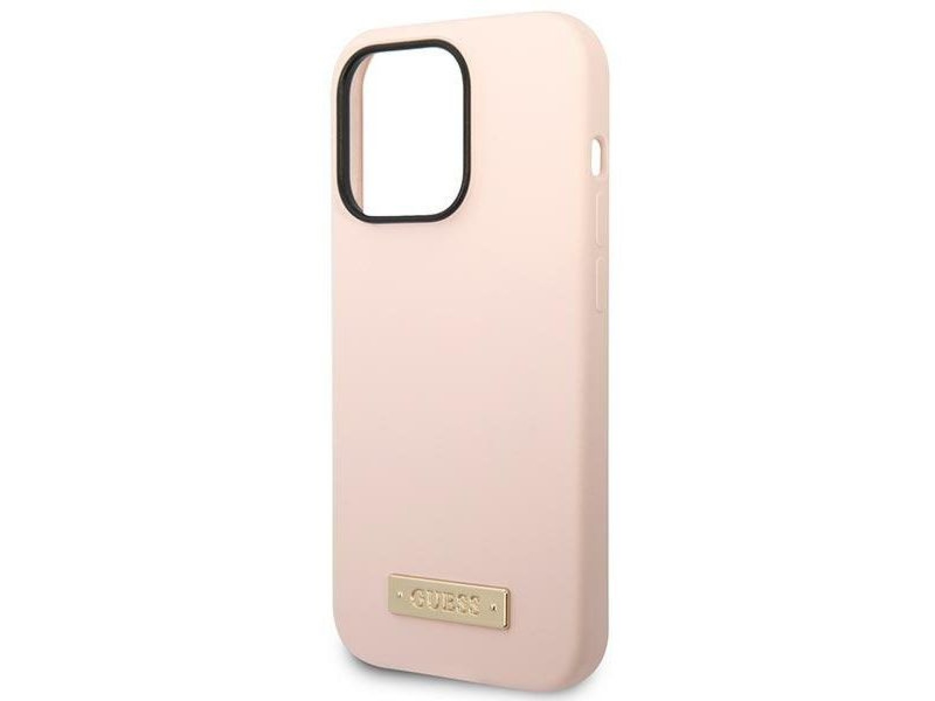 Capa rígida de silicone com logo e MagSafe para iPhone 14 Pro Max 6.7