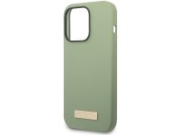 Funda Guess de silicona con logo y MagSafe para iPhone 14 Pro Max - verde Funda Guess de silicona con logo y MagSafe para iPhone 14 Pro Max - verde