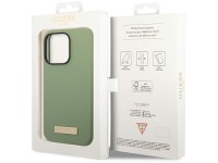 Funda Guess de silicona con logo y MagSafe para iPhone 14 Pro Max - verde Funda Guess de silicona con logo y MagSafe para iPhone 14 Pro Max - verde