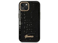 Guess GUHCP14MHGCRHK iPhone 14 Plus 6.7 "black / black hardcase Croco Collection Guess GUHCP14MHGCRHK iPhone 14 Plus 6.7 "black / black hardcase Croco Collection