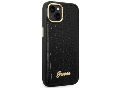 Guess GUHCP14MHGCRHK iPhone 14 Plus 6.7 "black / black hardcase Croco Collection Guess GUHCP14MHGCRHK iPhone 14 Plus 6.7 "black / black hardcase Croco Collection