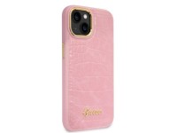 Capa Guess Croco Collection para iPhone 14 Plus - rosa Capa Guess Croco Collection para iPhone 14 Plus - rosa