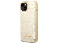 Funda rígida dorada Guess GUHCP14MHGCRHD para iPhone 14 Plus de 6,7 pulgadas, color dorado, colecció Funda rígida dorada Guess GUHCP14MHGCRHD para iPhone 14 Plus de 6,7 pulgadas, color dorado, colecció