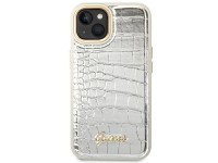 Guess GUHCP14SHGCRHS iPhone 14 6.1 "silver / silver hardcase Croco Collection Guess GUHCP14SHGCRHS iPhone 14 6.1 "silver / silver hardcase Croco Collection