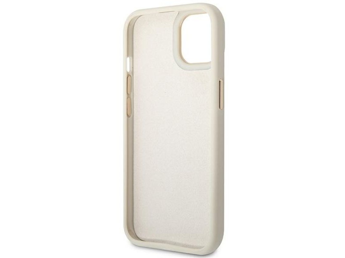 Guess GUHCP14SHGCRHS iPhone 14 6.1 "silver / silver hardcase Croco Collection